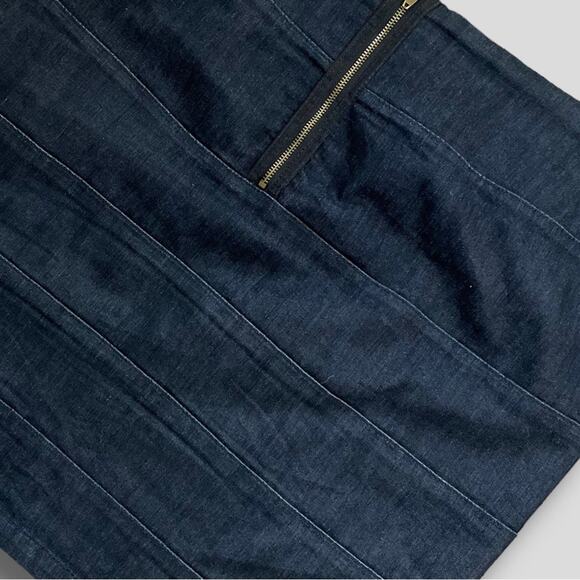 ROZ ALI  WOMENS VINTAGE MINI BANDAGE SKIRT Y2K BOHO WESTERN BLUE 16 - Picture 5 of 7